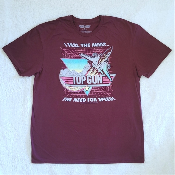 Mad😡 Engine Global🌎 LLC Top Gun⚓️ "I Feel The Need...The Need For Speed" Tee - Picture 1 of 10